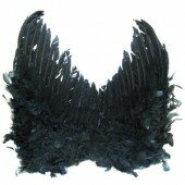 Крылья Ангела черные 60x52см