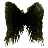 Крылья Ангела черные 105x90см